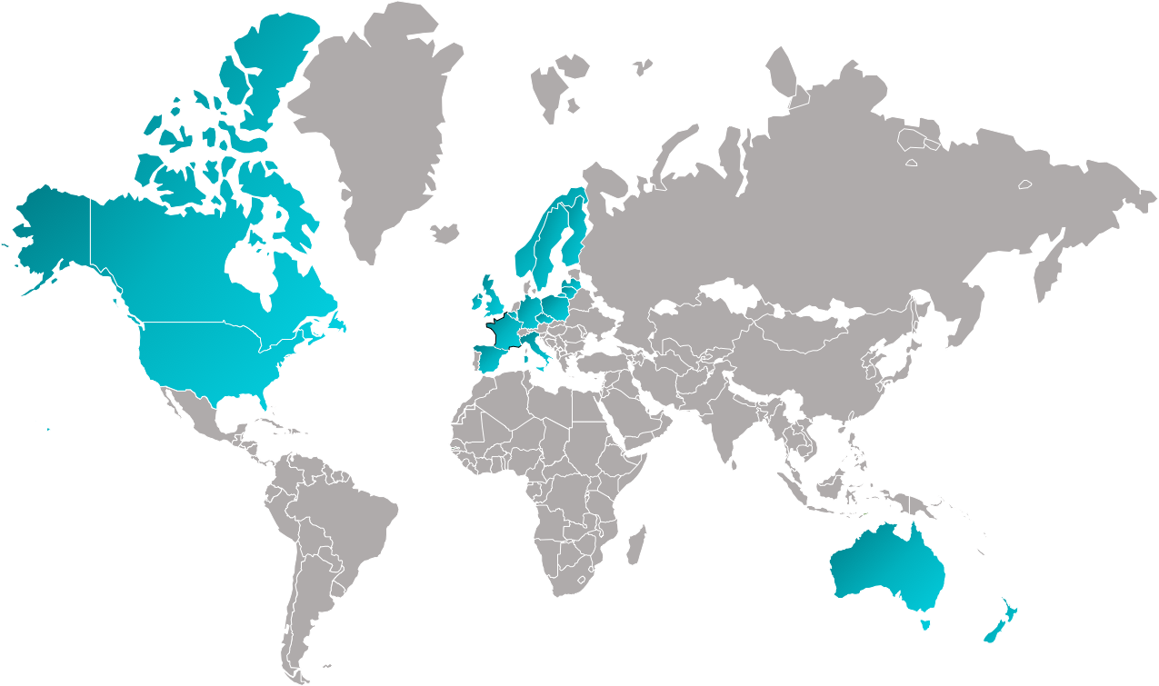 Map monde commerce Valuemate